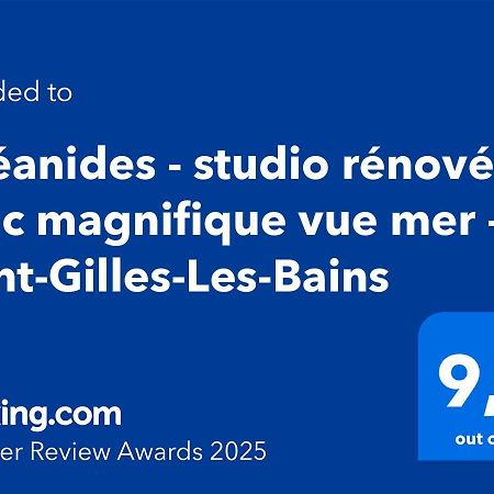 Oceanides - Studio Renove Avec Magnifique Vue Mer - Saint-Gilles-Les-Bains Exteriér fotografie